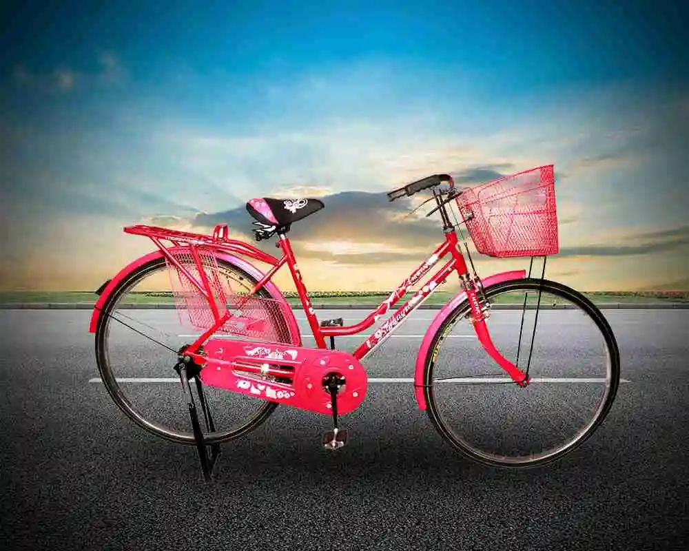 Women bicycle